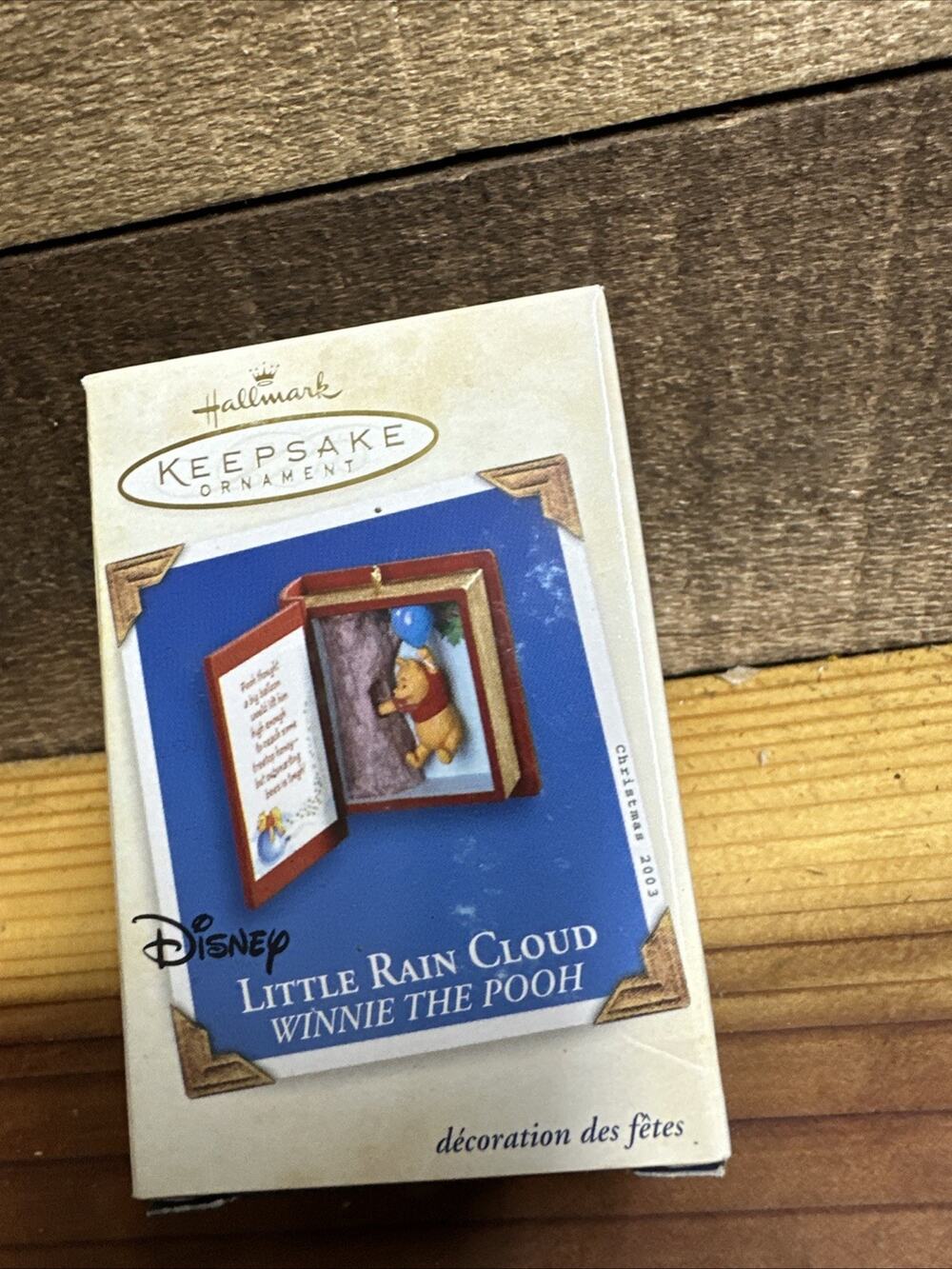 Hallmark Keepsake Ornament Winnie The Pooh Book Series "Little Rain Cloud" Box